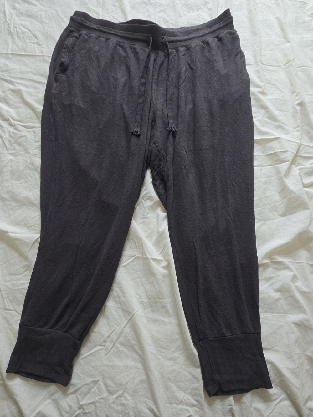 Fabletics Black Women's Jogger Pants with Drawstring